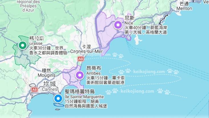 坎城近郊景點推薦(Cannes)|公共交通可達的一日遊景點