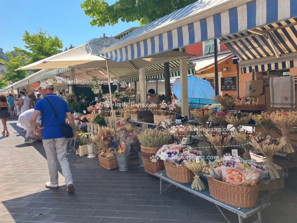 Cours Saleya Market（薩雷亞市集）｜尼斯最熱鬧的傳統市集，美食小吃與花市一次看