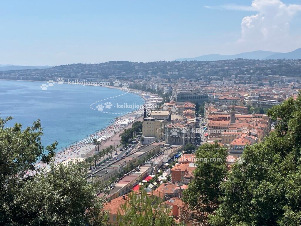 城堡山公園（Parc de la Colline du Château）｜俯瞰尼斯老城、天使灣與地中海美景