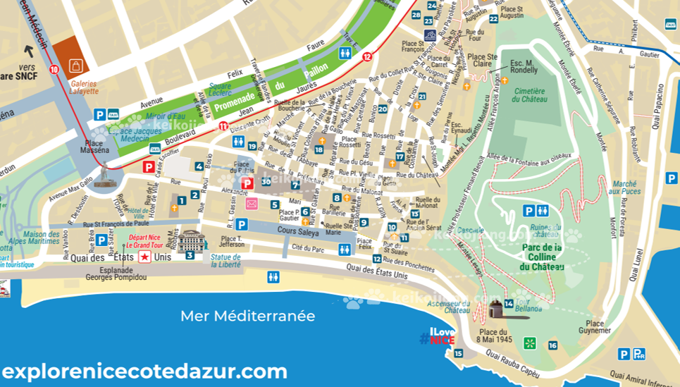 尼斯舊城區（Vieux Nice）｜漫步彩色老街，探索尼斯最迷人的歷史街區